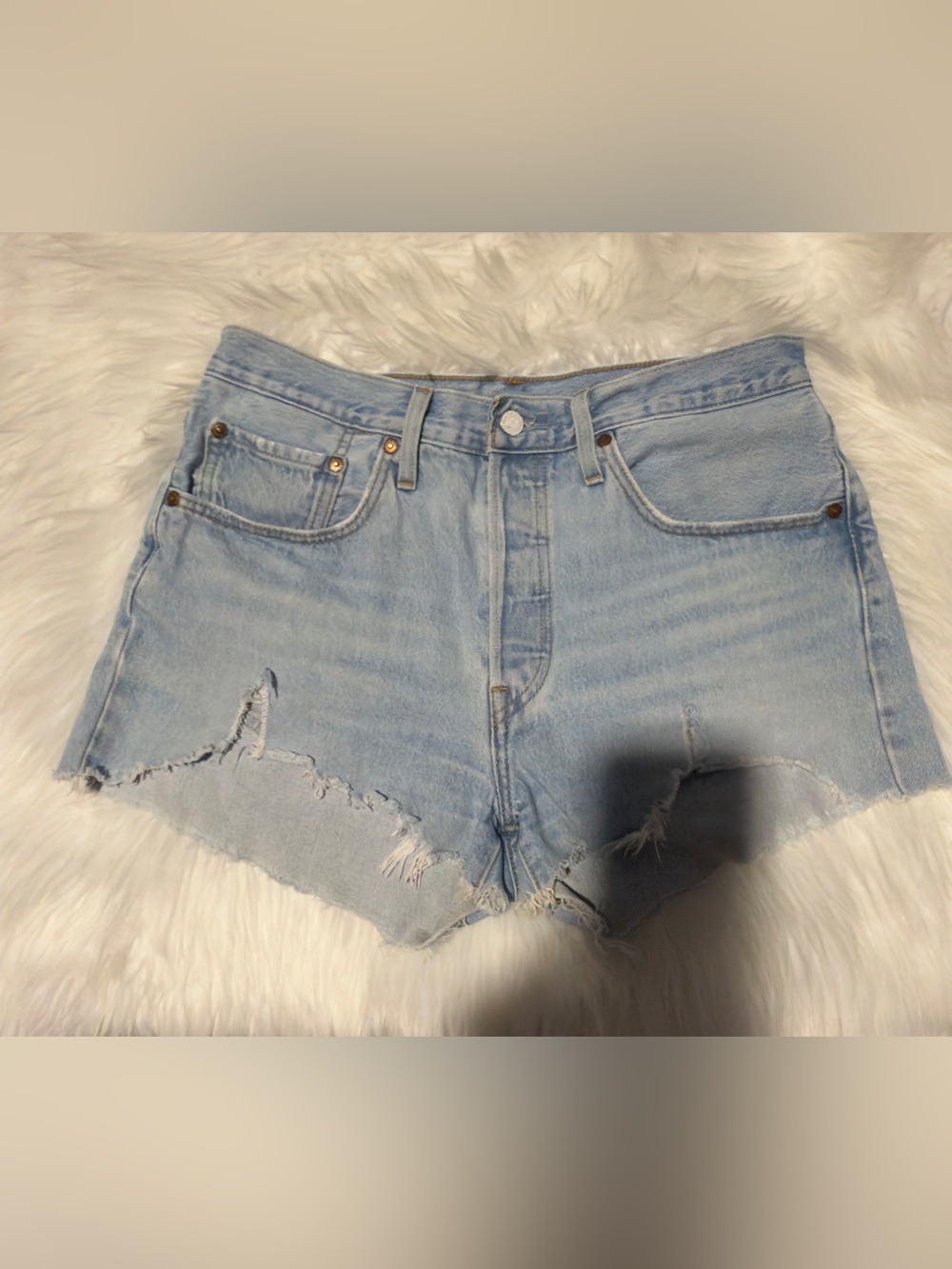 Levi's 501 Original Mid Rise Cutoff Shorts – Size 30 NWOT